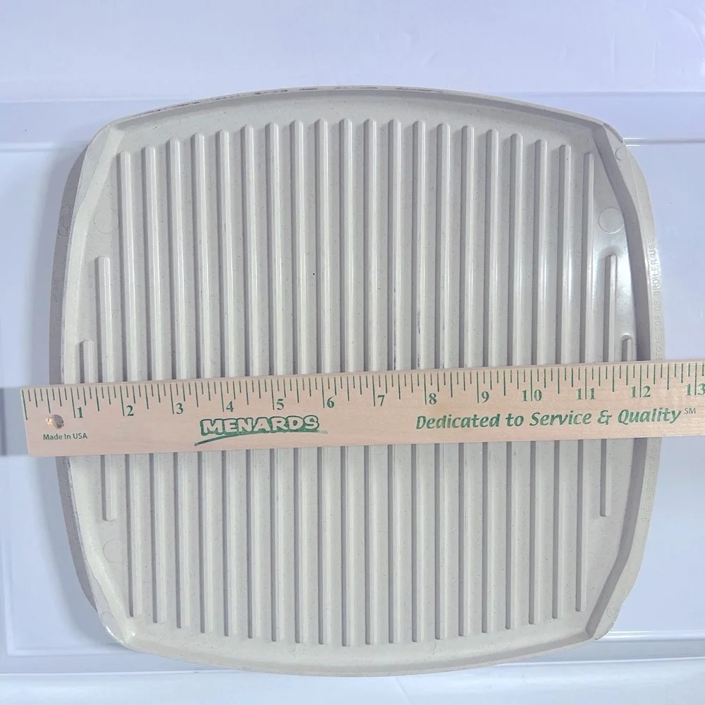 Vintage Nordic Ware Cream Bacon Tray/Meat Defroster.